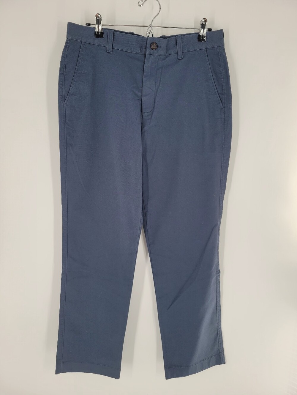 J. Crew Men's Straight Chino Athletic Pants in Slate Blue Size 32